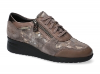 chaussure mephisto lacets iasmina taupe foncé